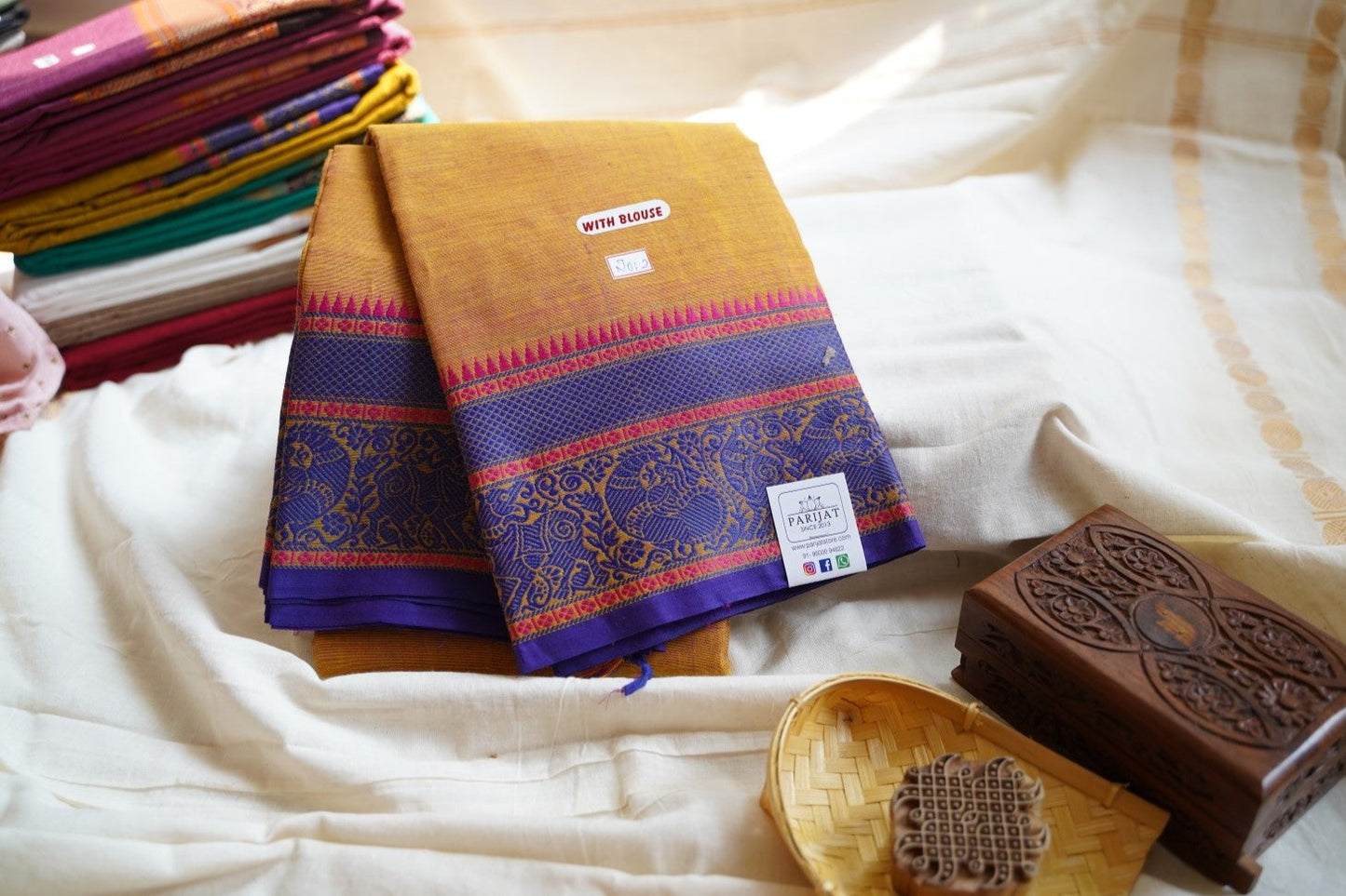 Chettinadu handloom Cotton Saree PC13518