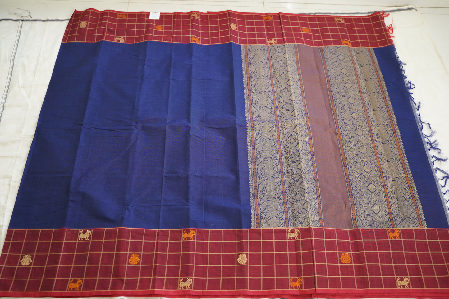 Kanchi handloom Cotton Saree PC14375