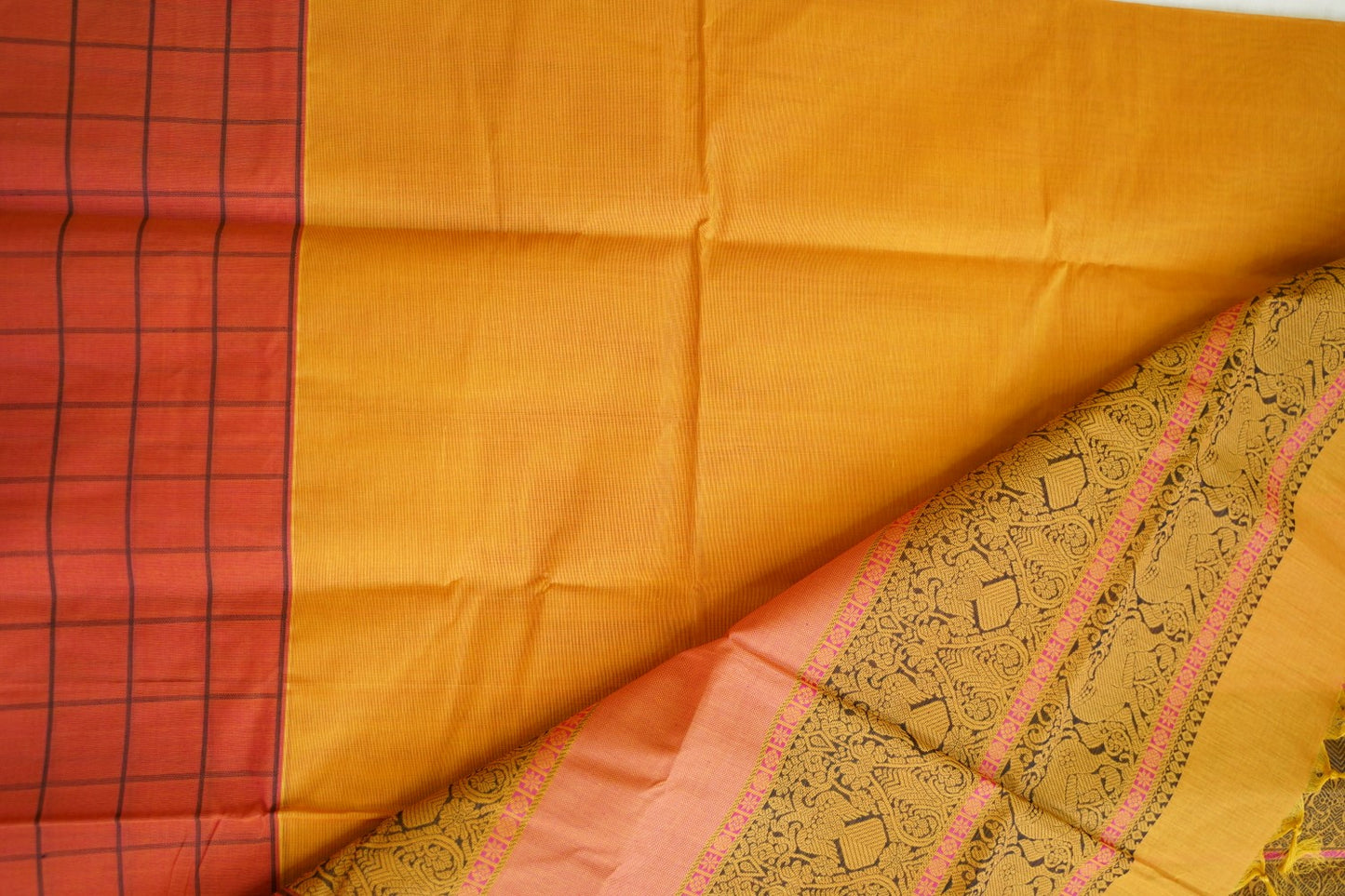 Kanchi handloom Cotton Saree PC14394