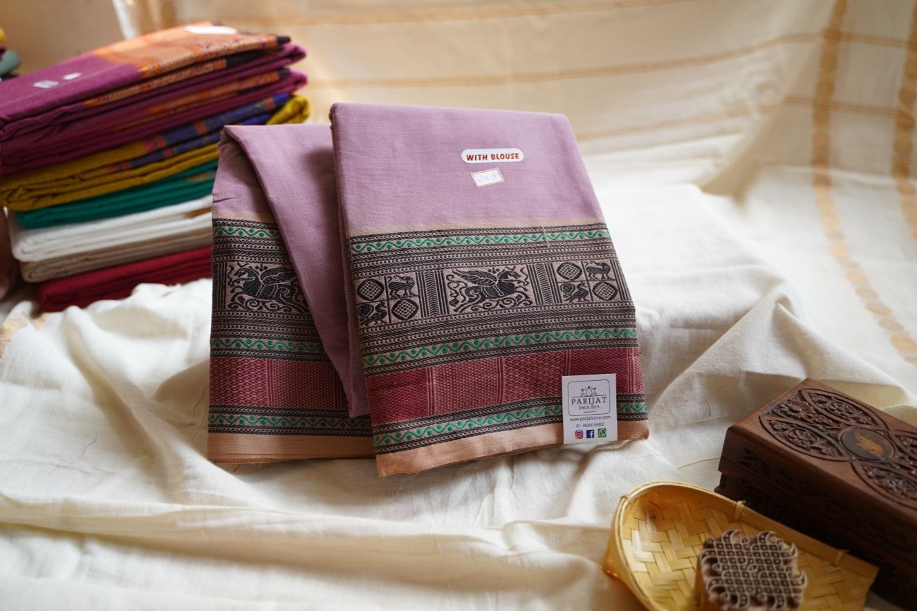 Chettinadu handloom Cotton Saree PC13552