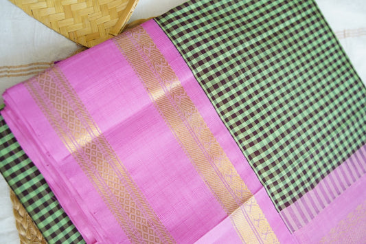 Kanchi Handloom Silk Cotton Saree PC17075