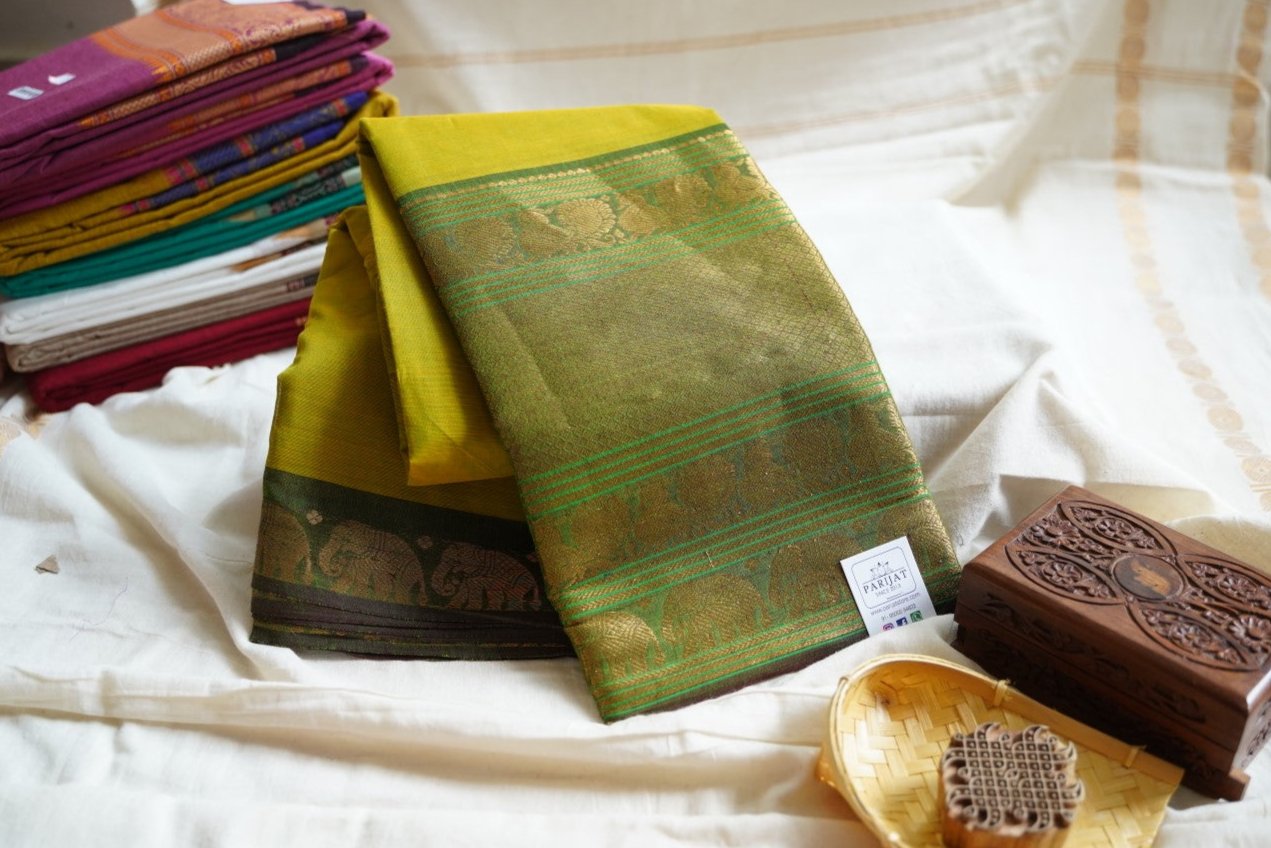 Chettinadu handloom Cotton Saree PC13569