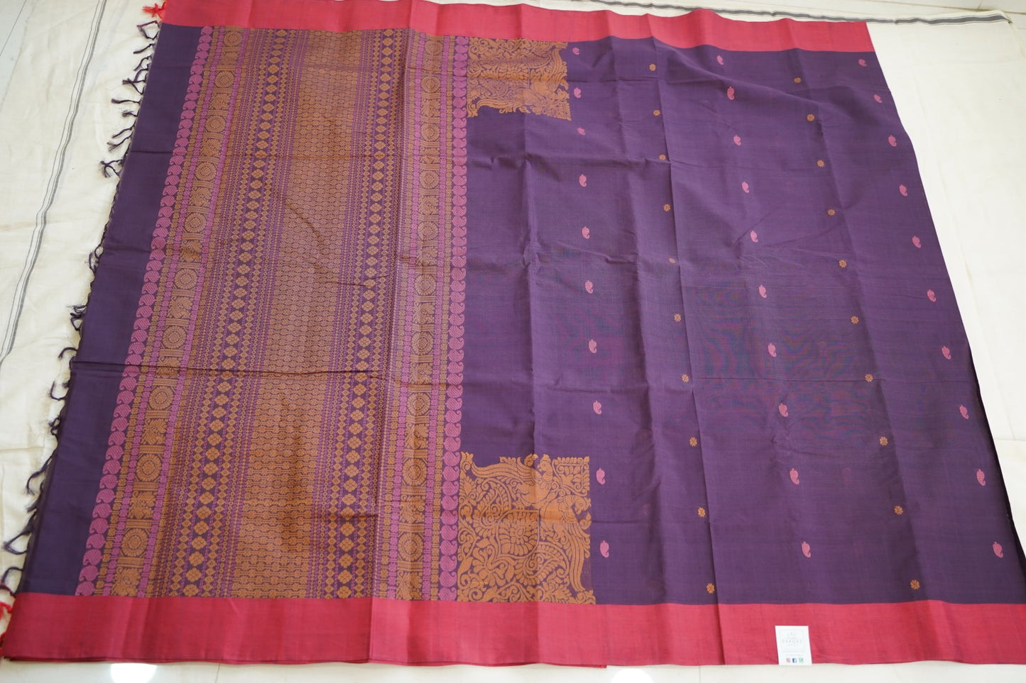 Kanchi handloom Cotton Saree PC14404