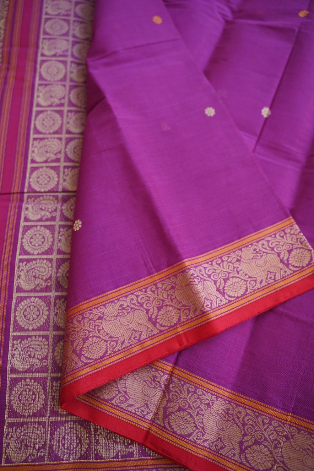 Kanchi handloom Cotton Saree PC14386