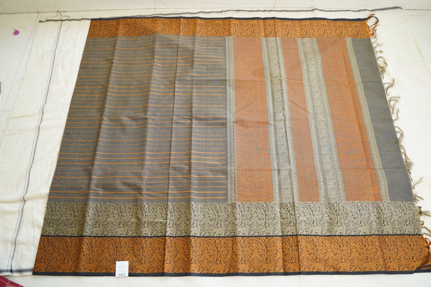 Kanchi handloom Cotton Saree PC14396