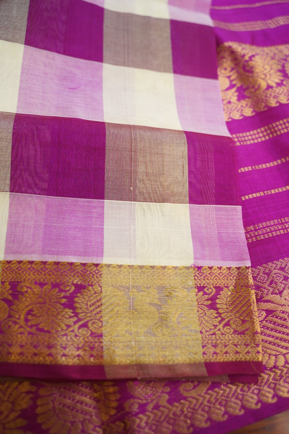 Kanchi Handloom Silk Cotton Saree PC17090