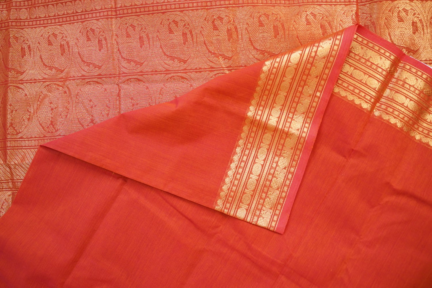 Kanchi handloom Cotton Saree PC14402