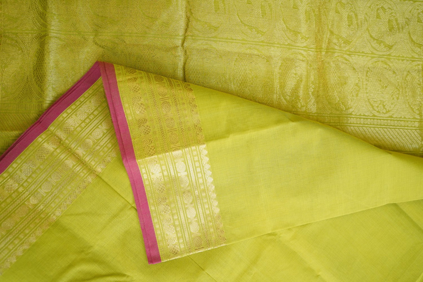 Kanchi handloom Cotton Saree PC14395
