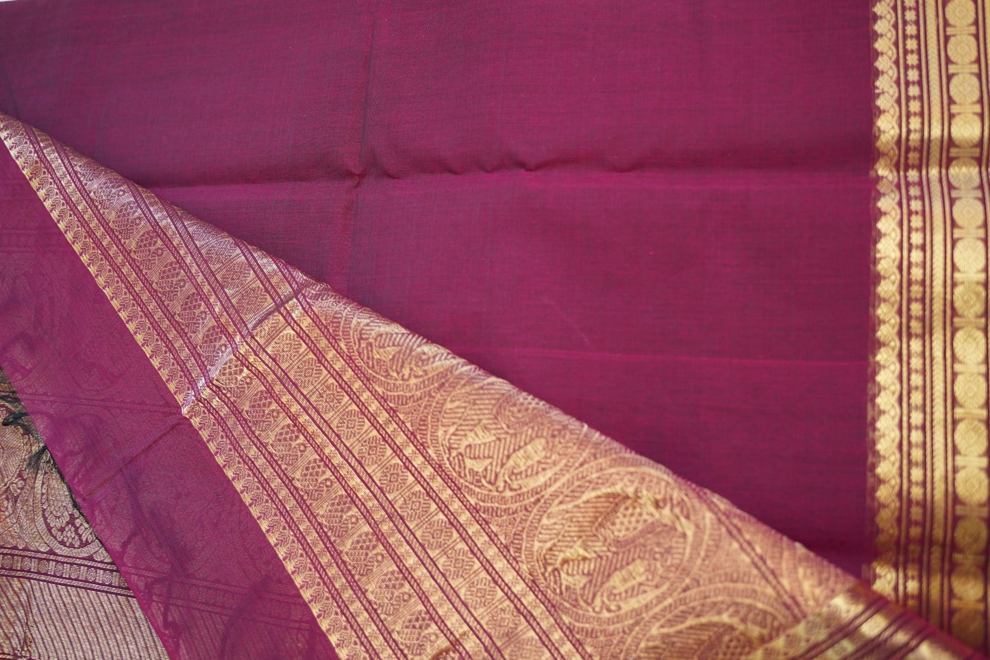 Kanchi handloom Cotton Saree PC14377