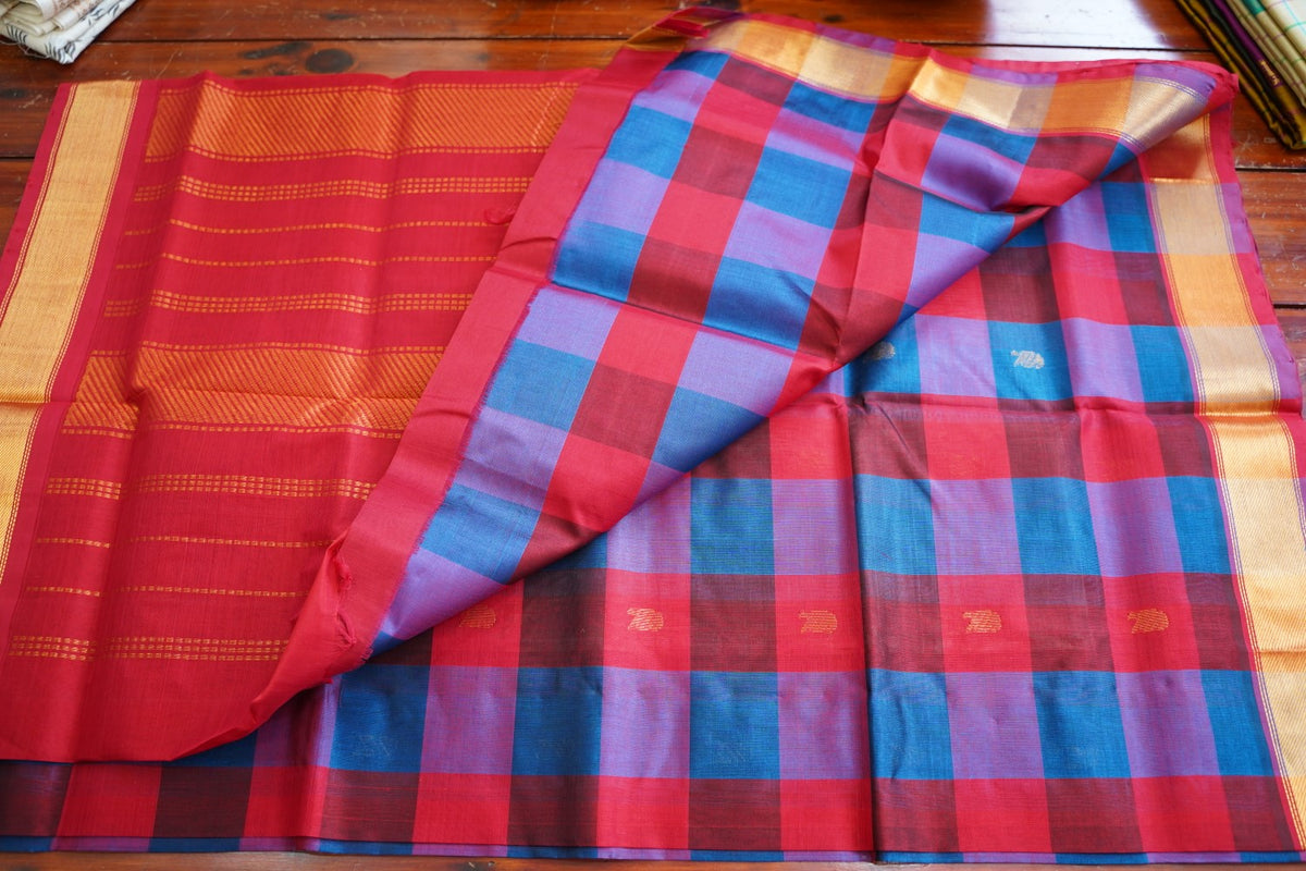 Kanchi Silk Cotton Saree PC17982