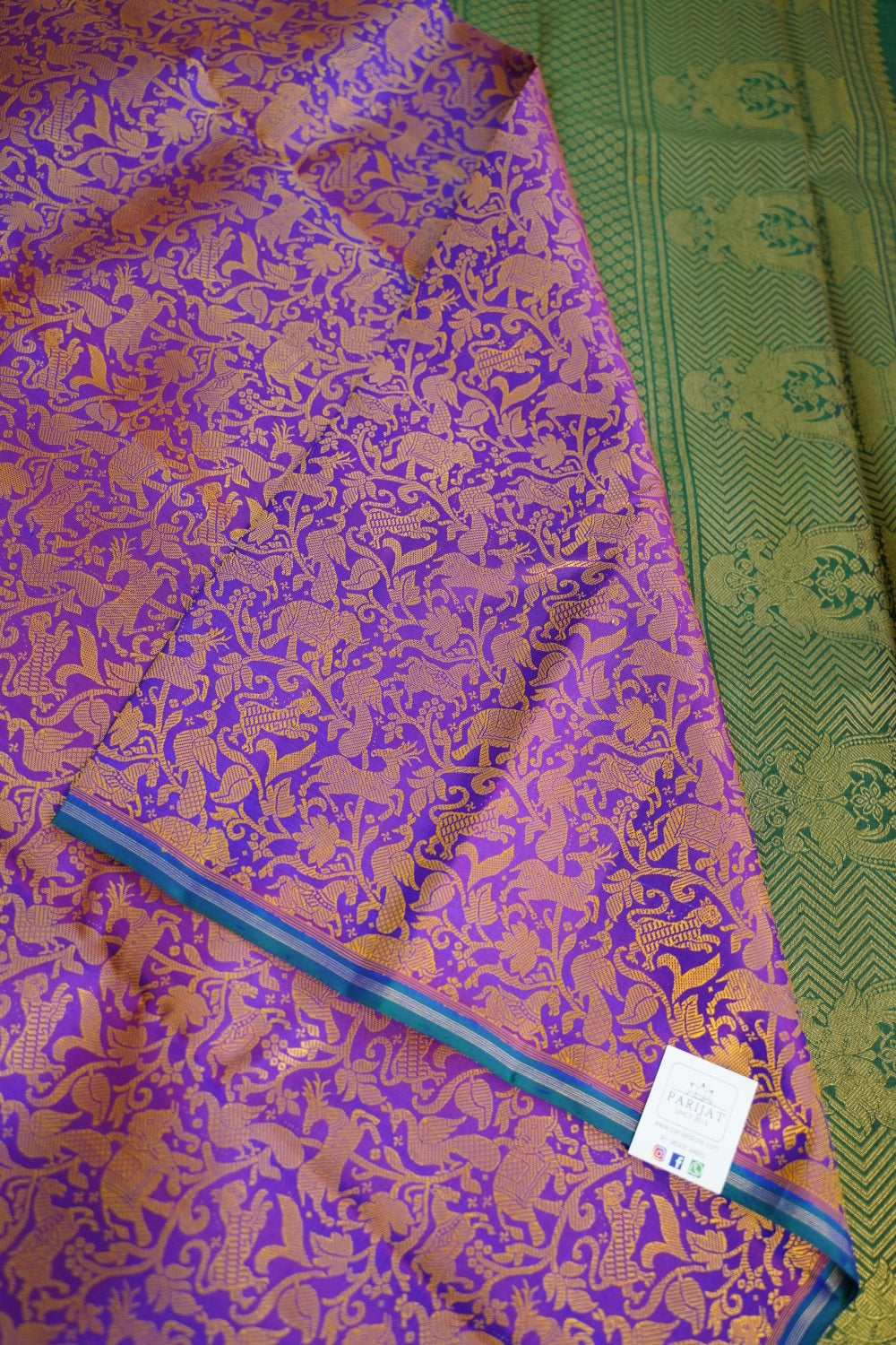 Pure Kanchi Vanasingaram Silk Saree -PC14352