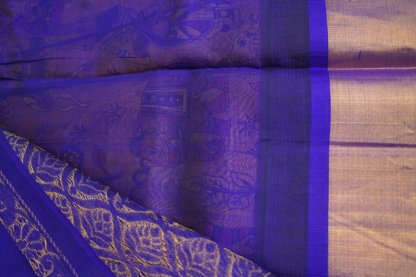 Kanchi Handloom Silk Cotton Saree PC9575