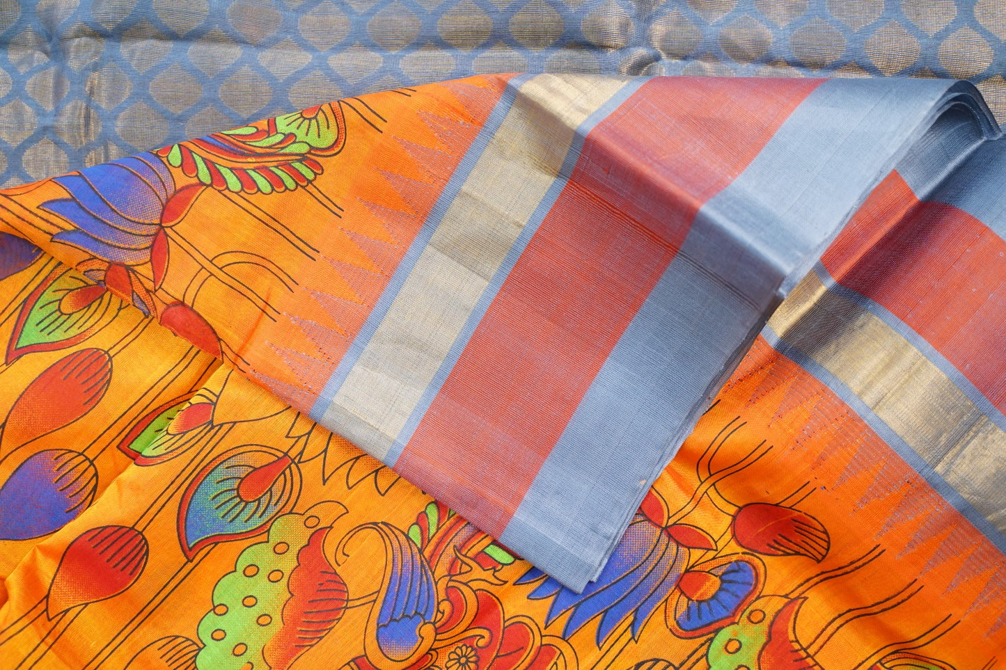 Kanchi Handloom Silk Cotton Saree PC7986