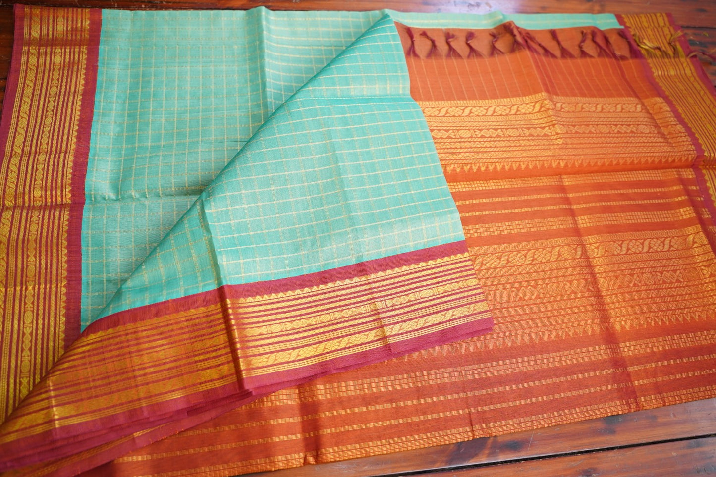 Kanchi Handloom Silk Cotton Saree PC17105