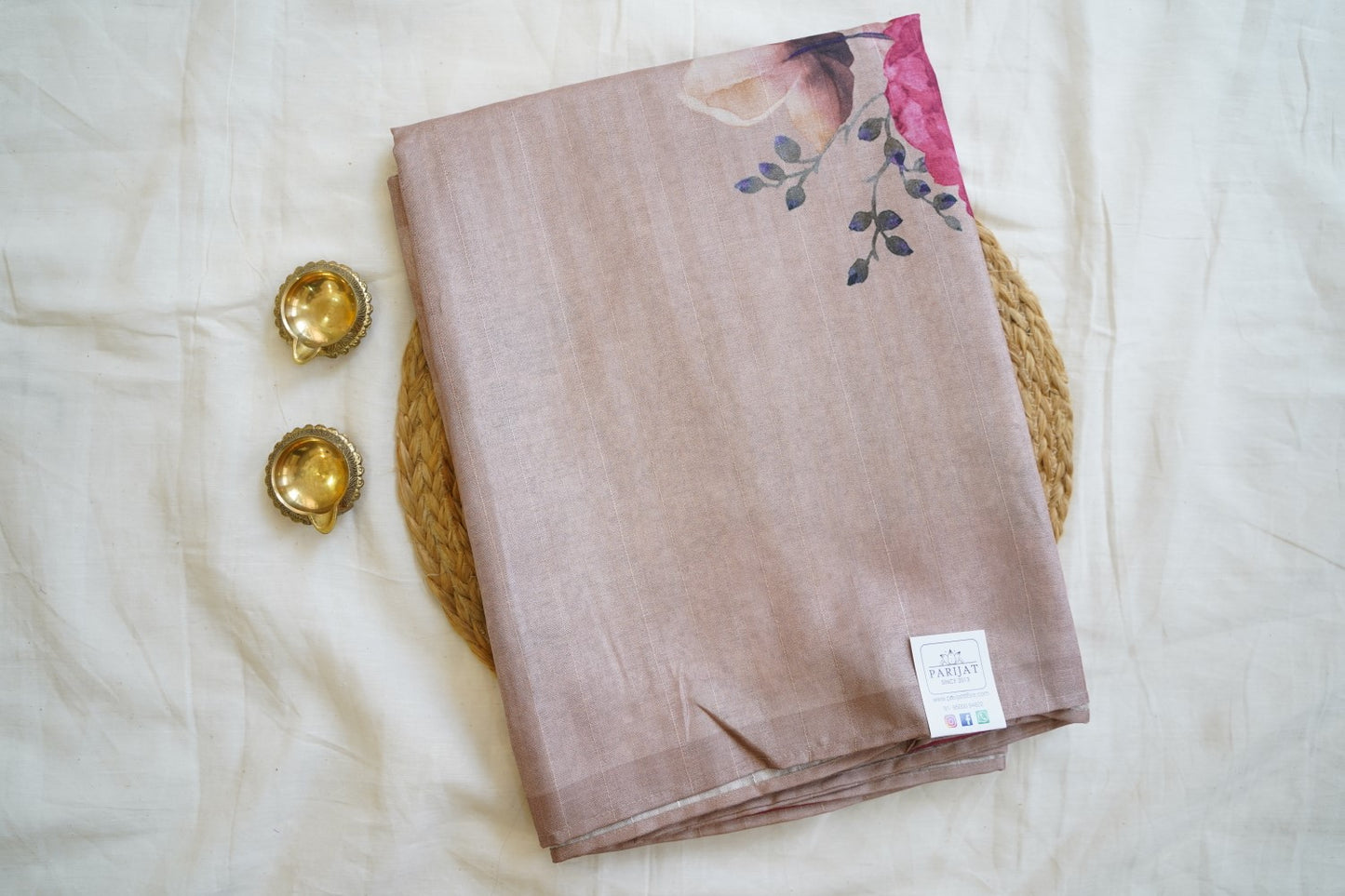 Semi tussar Fancy saree PC14162