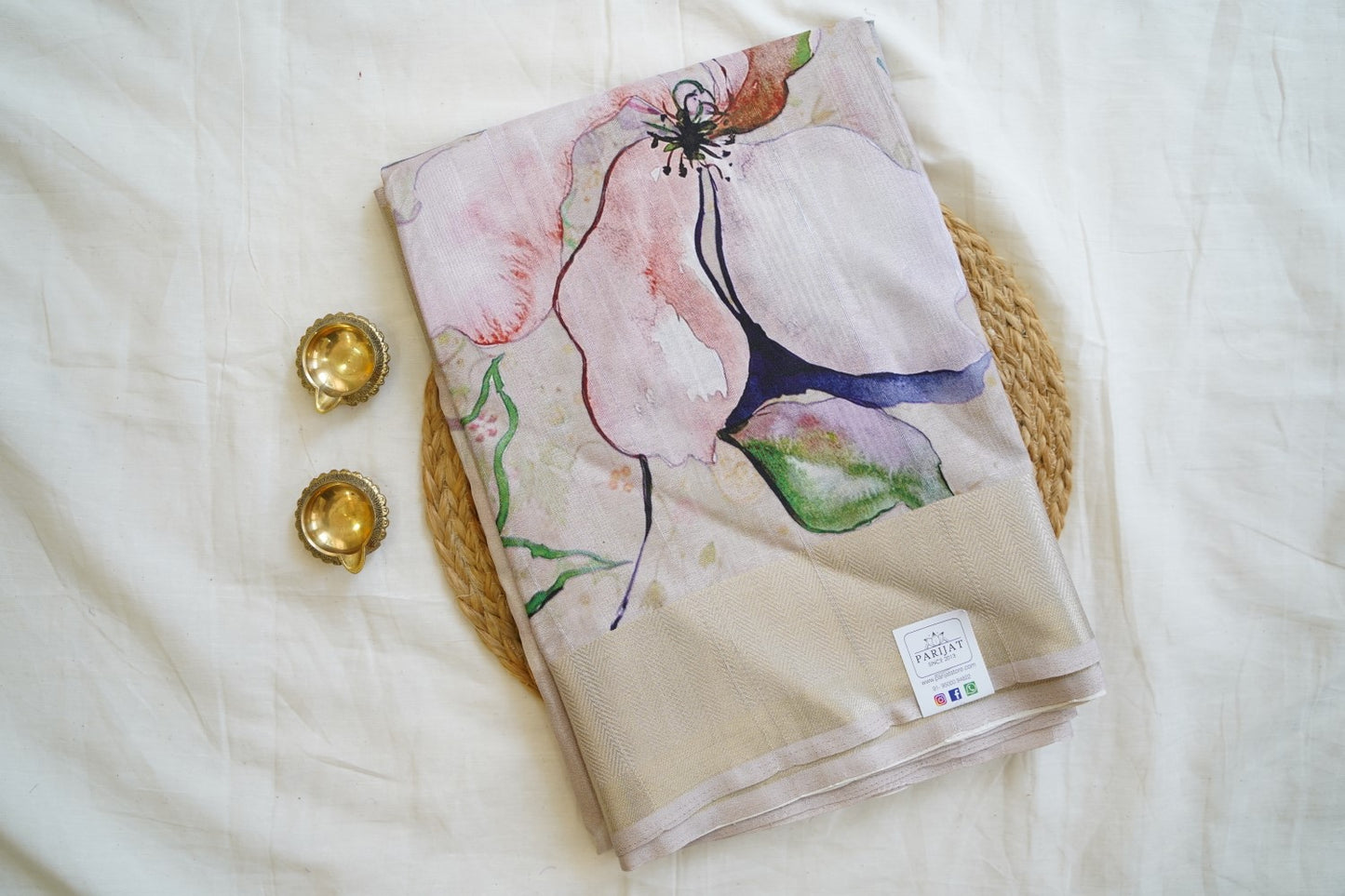 Semi tussar Fancy saree PC14163