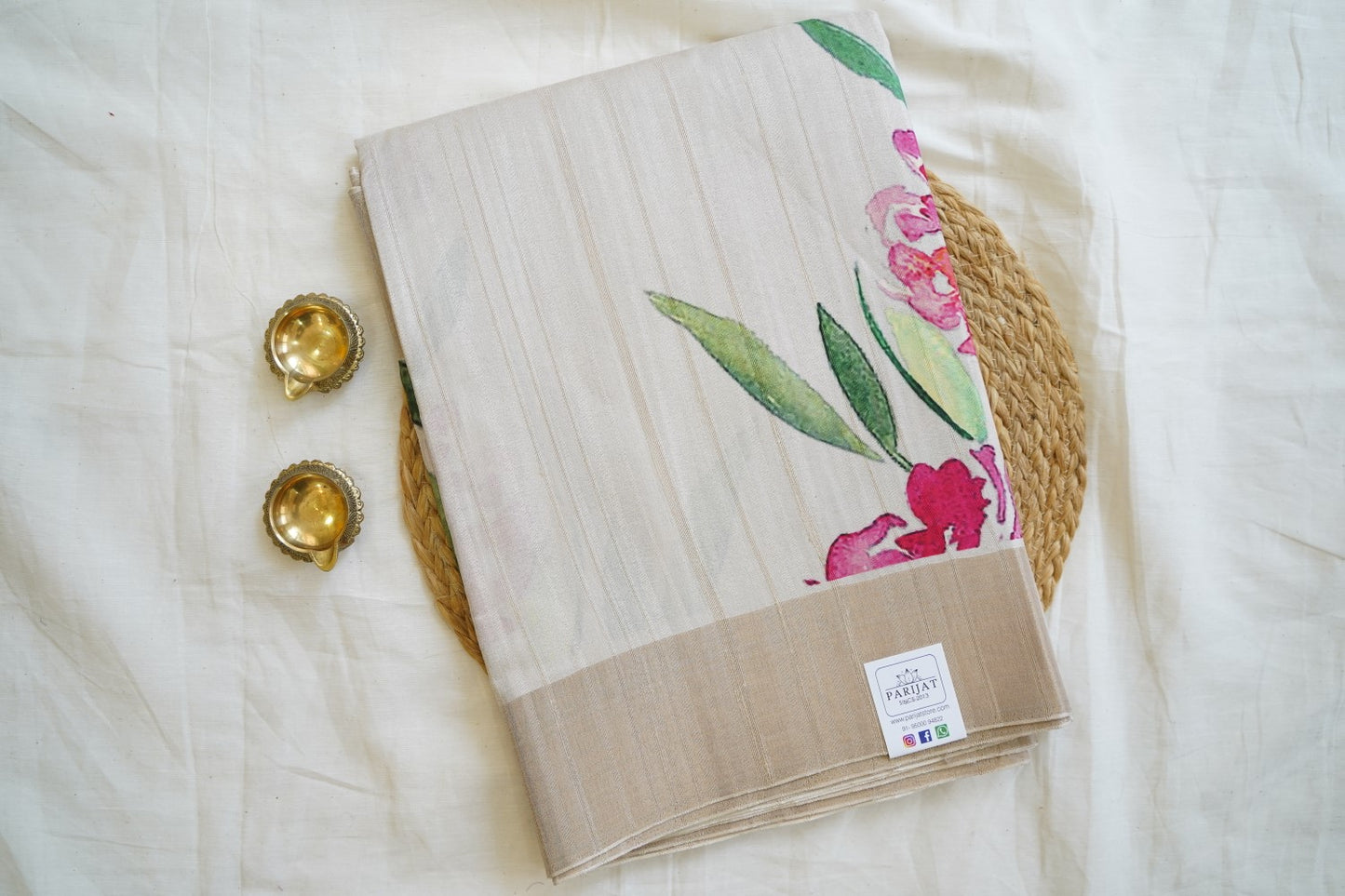 Semi tussar Fancy saree PC14159