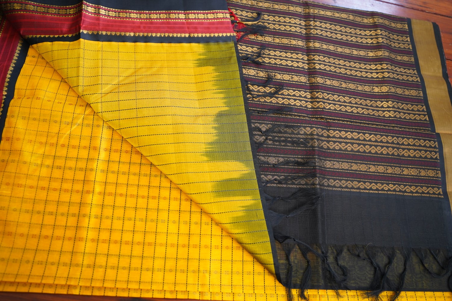 Kanchi Handloom Silk Cotton Saree PC17100