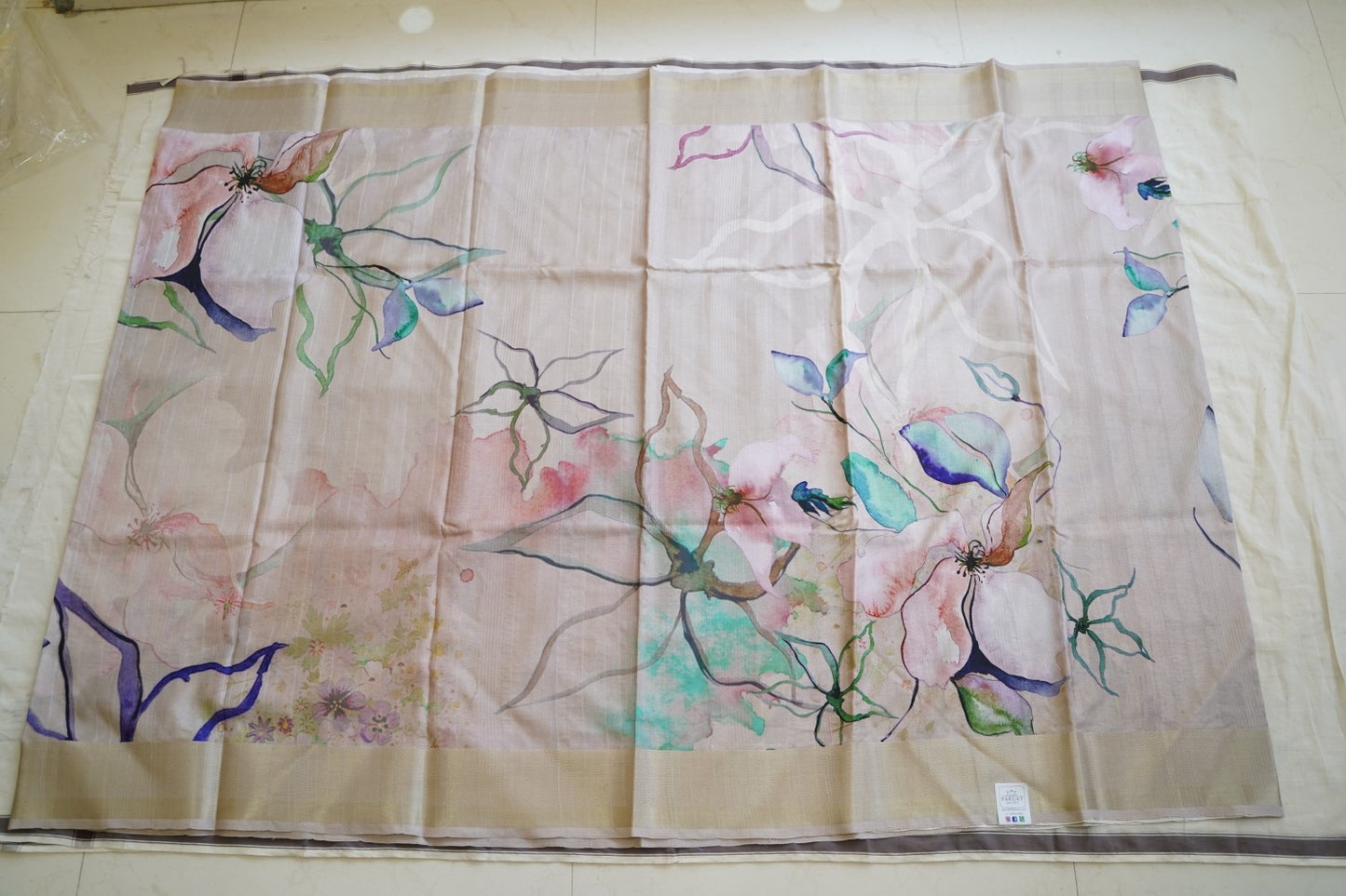 Semi tussar Fancy saree PC14163