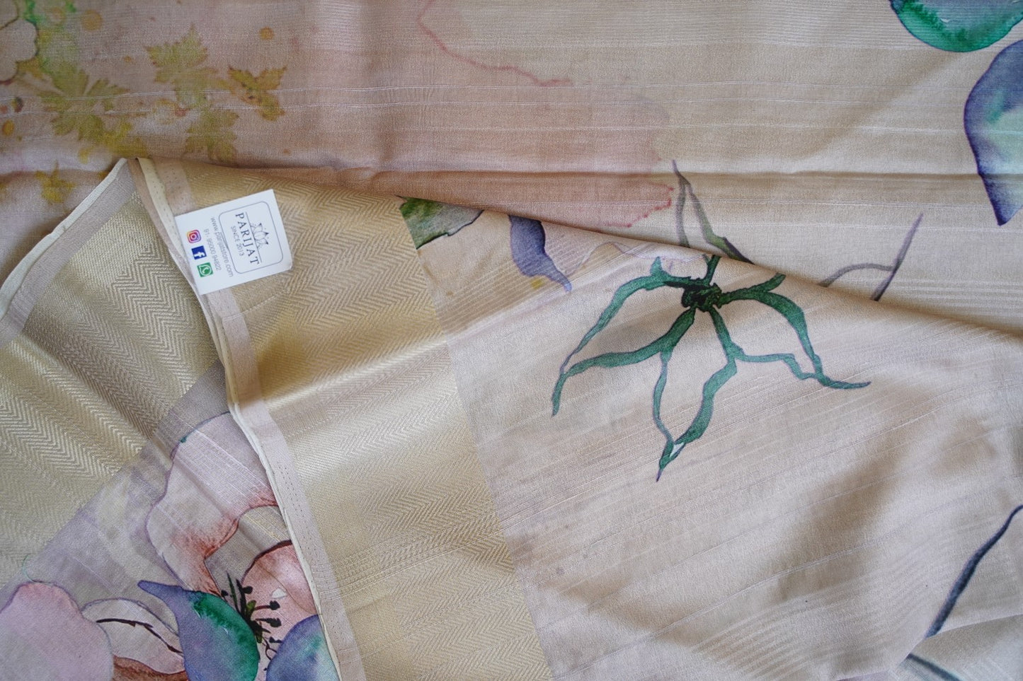 Semi tussar Fancy saree PC14163