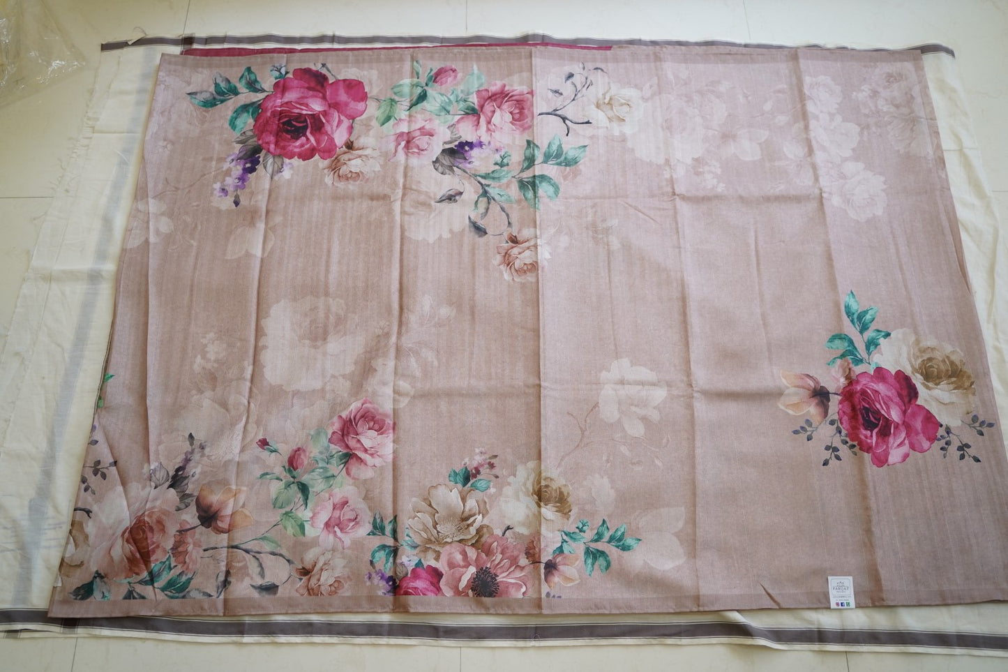 Semi tussar Fancy saree PC14162