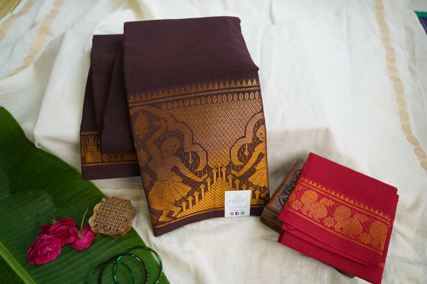 Sungadi Cotton Saree With Blouse PC13570