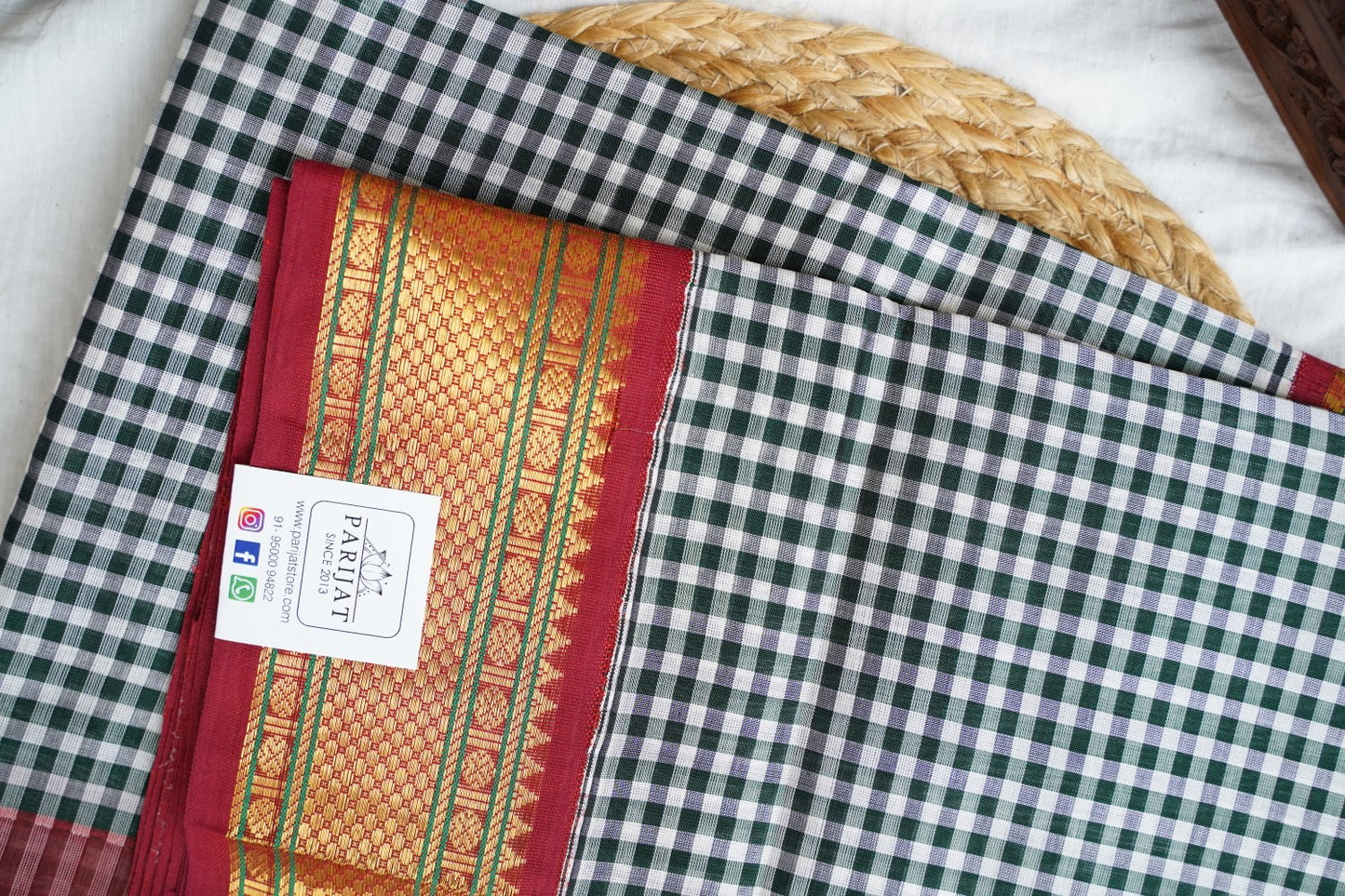 Kanchi Handloom Silk Cotton Saree PC16046