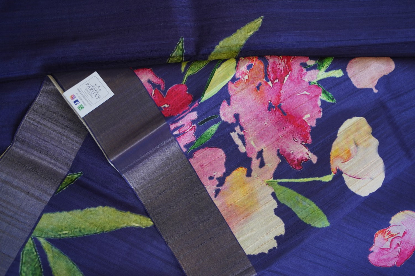 Semi tussar Fancy saree PC14156