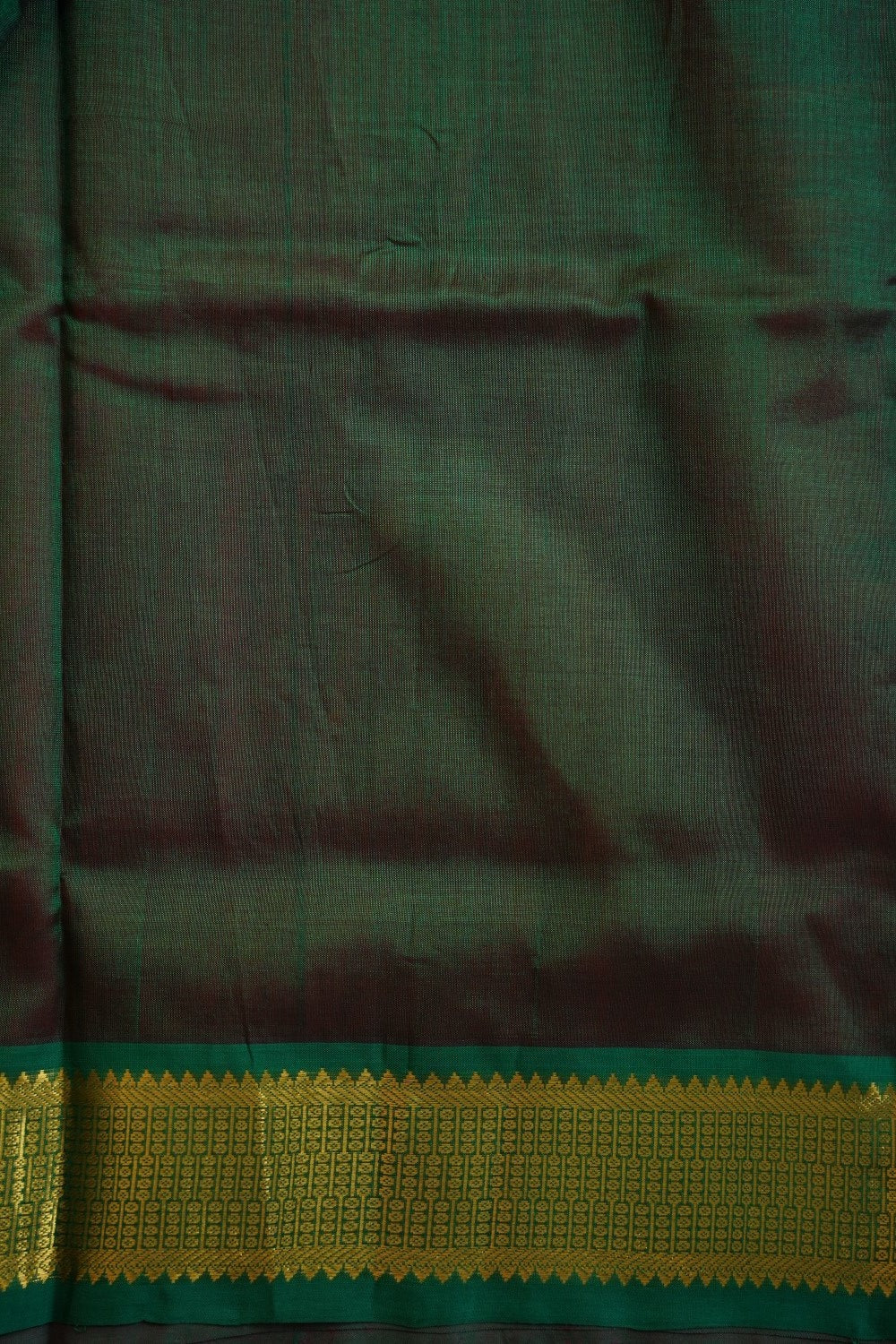 Pink Lakshadeepam Kanchi Silk Cotton Saree With Zari Border PC11734