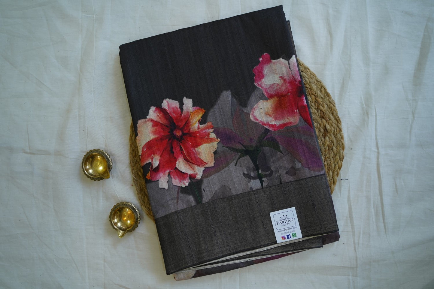 Semi tussar Fancy saree PC14153