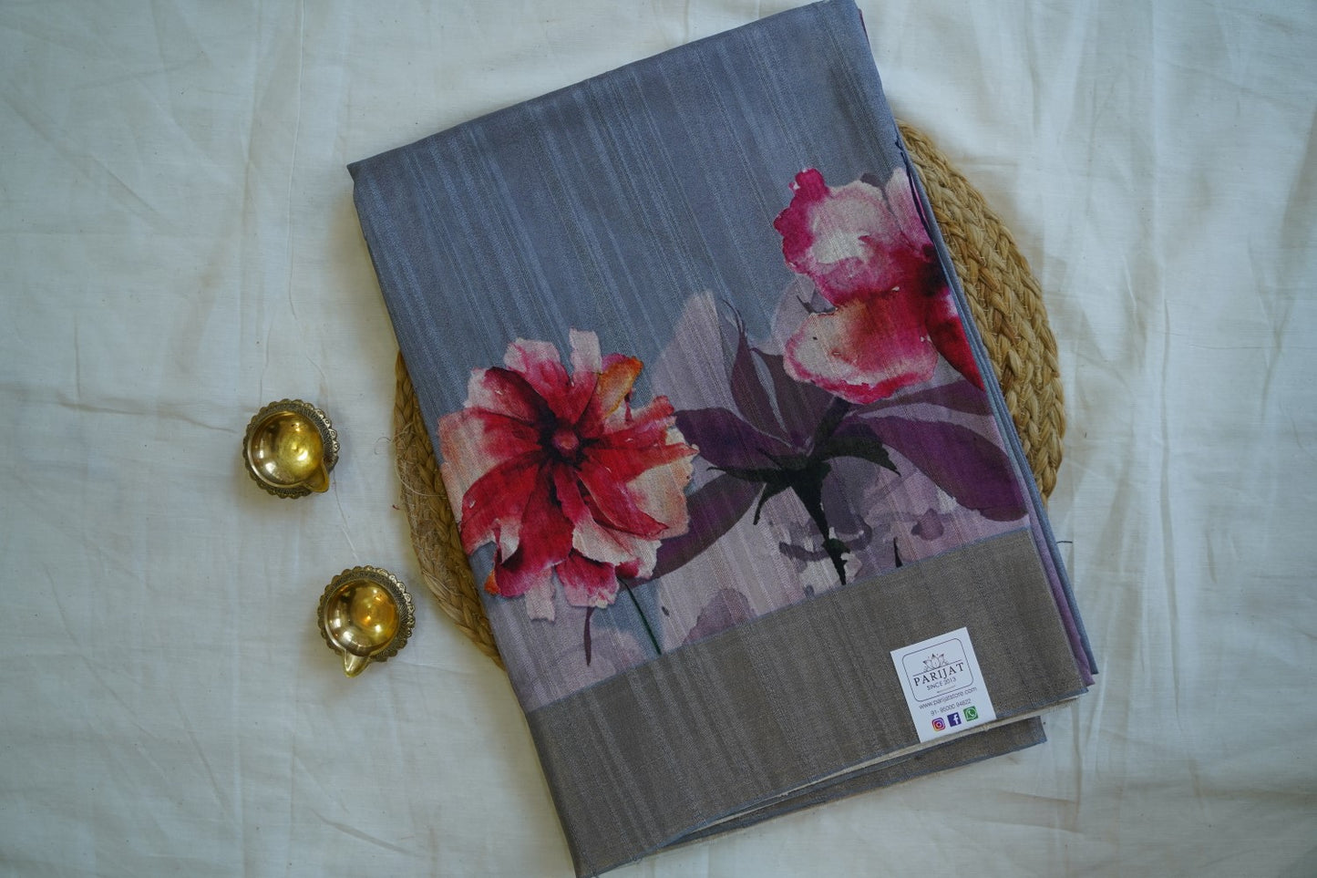 Semi tussar Fancy saree PC14148