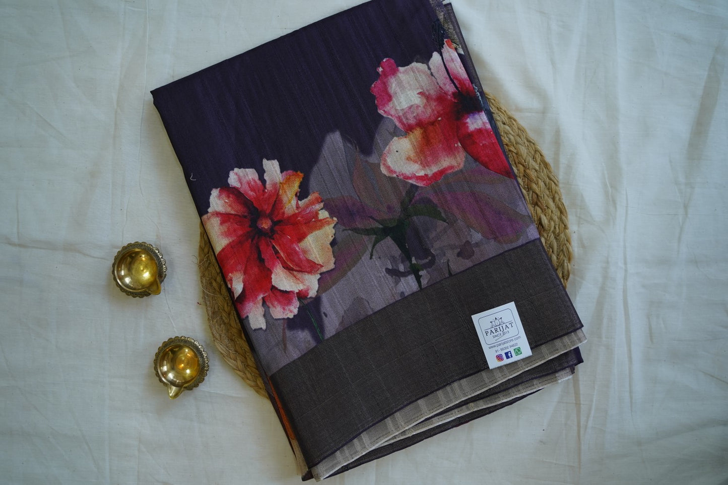 Semi tussar Fancy saree PC14145
