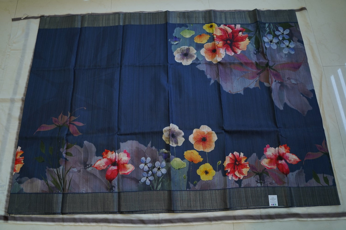 Semi tussar Fancy saree PC14152
