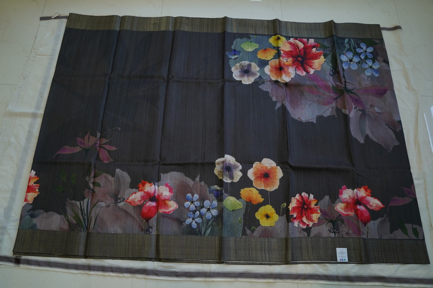 Semi tussar Fancy saree PC14153
