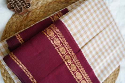 Chettinad handloom Cotton Saree PC17985