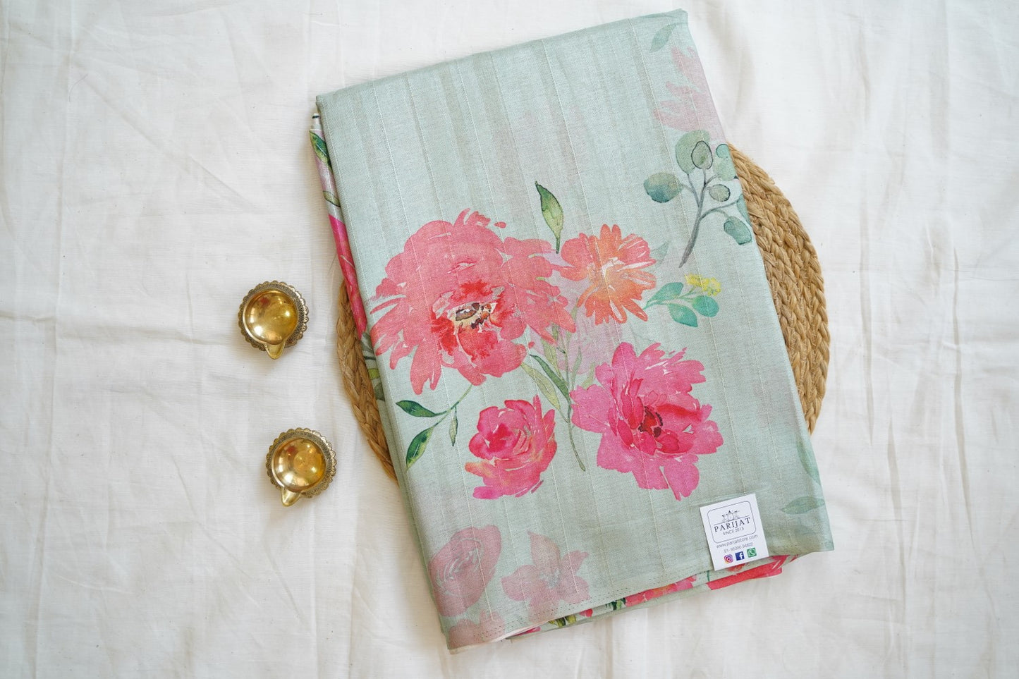 Semi tussar Fancy saree PC14185