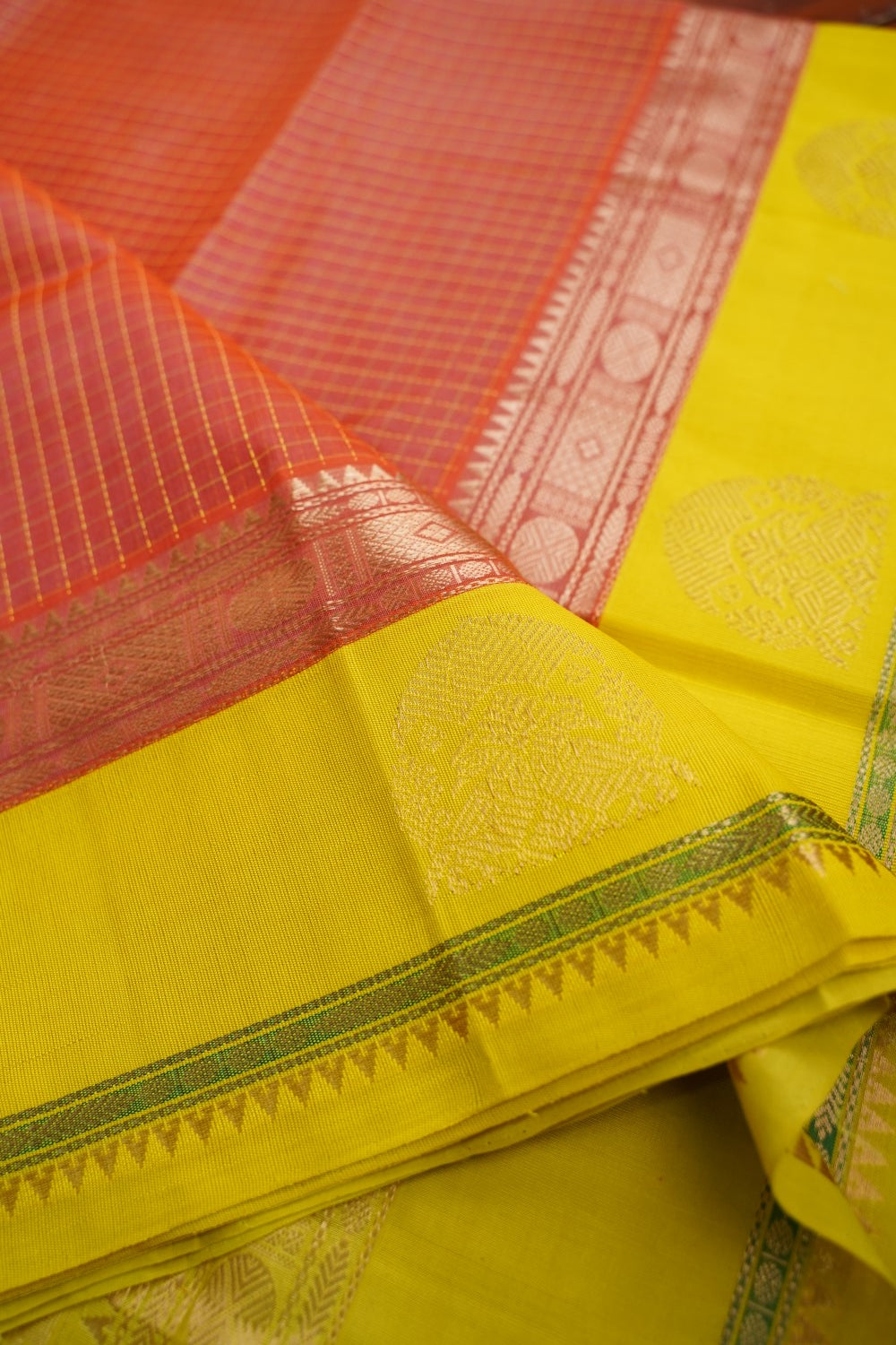 Kanchi Handloom Silk Cotton Saree PC16087
