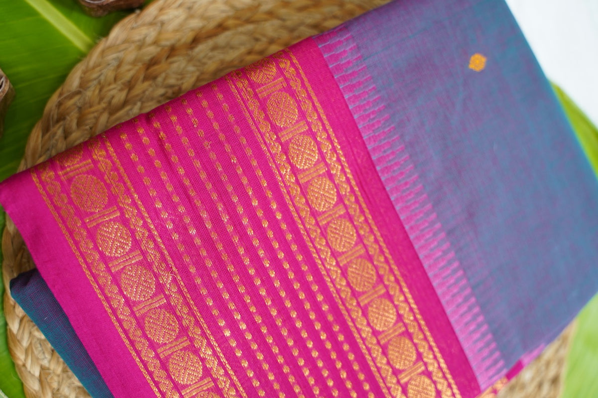 Chettinad handloom Cotton Saree PC18083