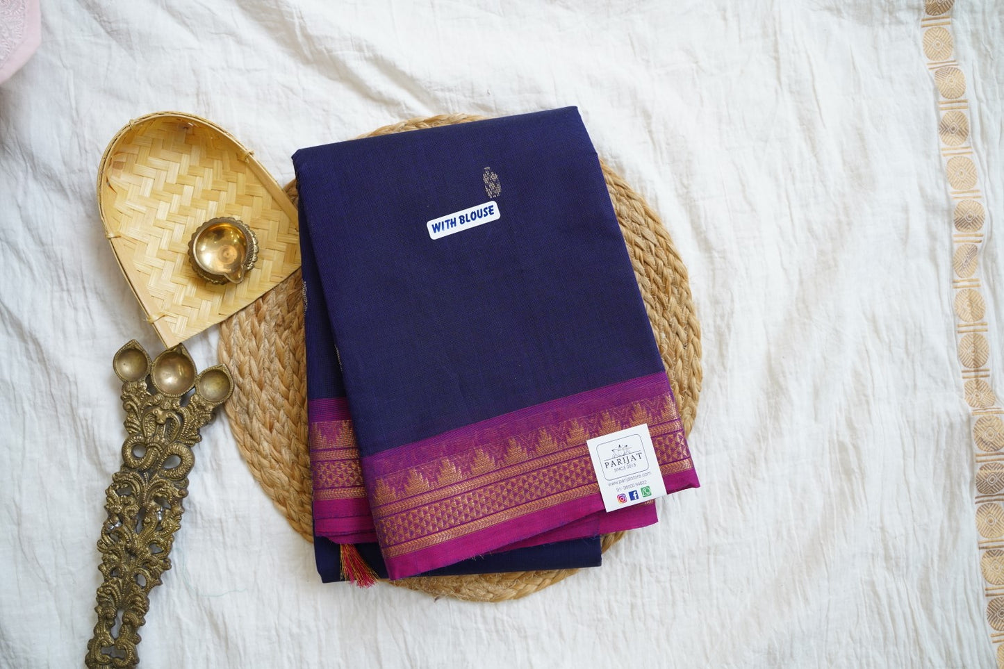 Chettinad handloom Cotton Saree PC16103
