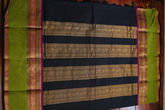 Chettinad handloom Cotton Saree PC16091