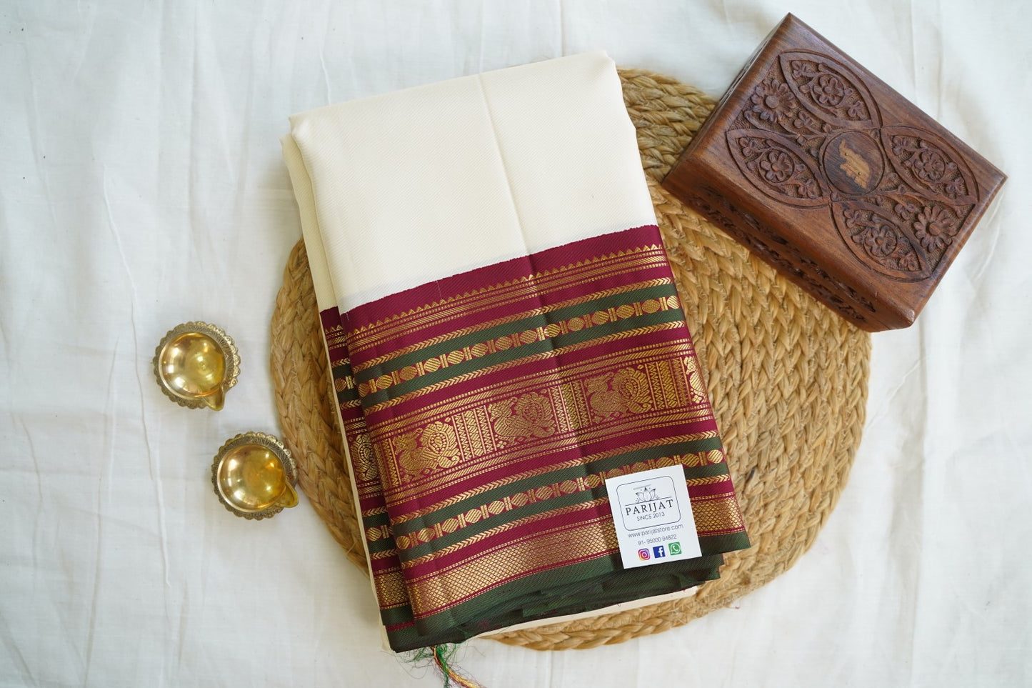 Pure Kanchi Silk Saree -PC14434