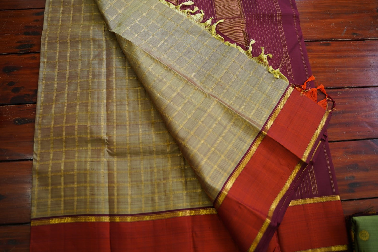 Pure Kanchi Silk Saree PC17177