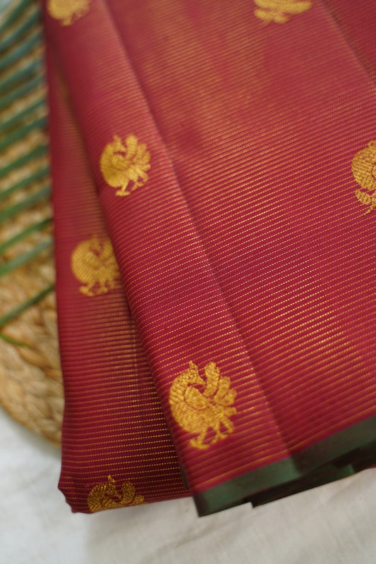 Pure Kanchi Vairaoosi Silk Saree PC17196