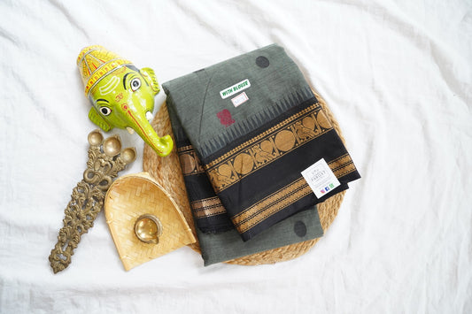 Chettinad handloom Cotton Saree PC16134