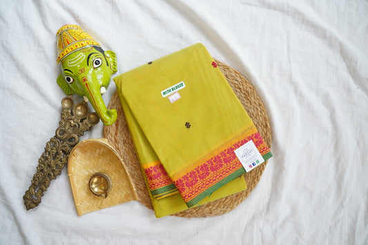 Chettinad handloom Cotton Saree PC16172