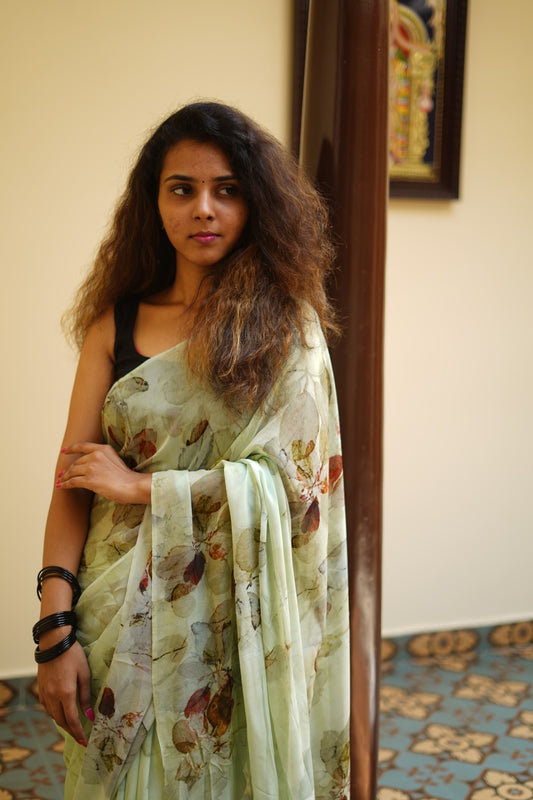 Fancy georgette saree PC14195