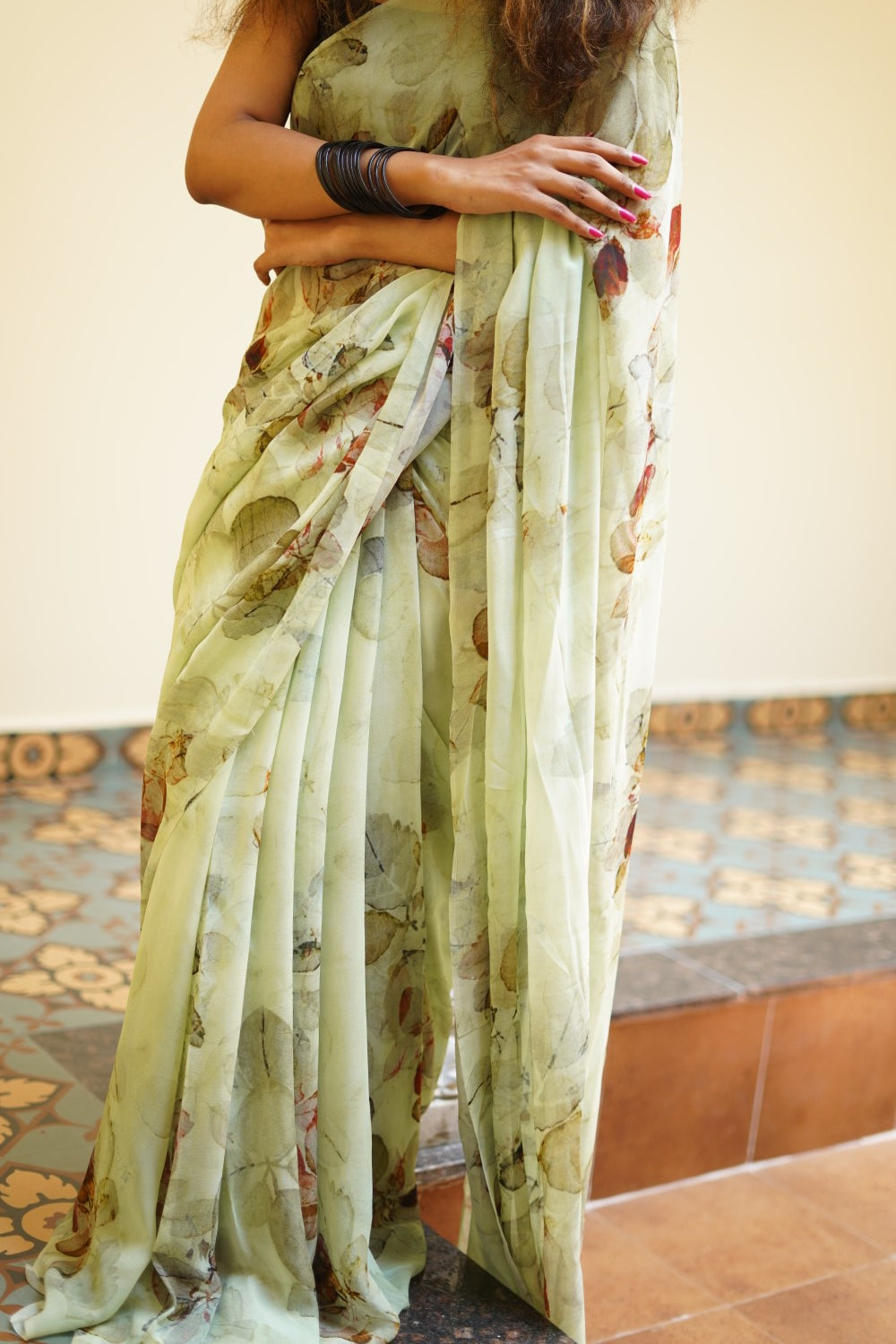 Fancy georgette saree PC14195