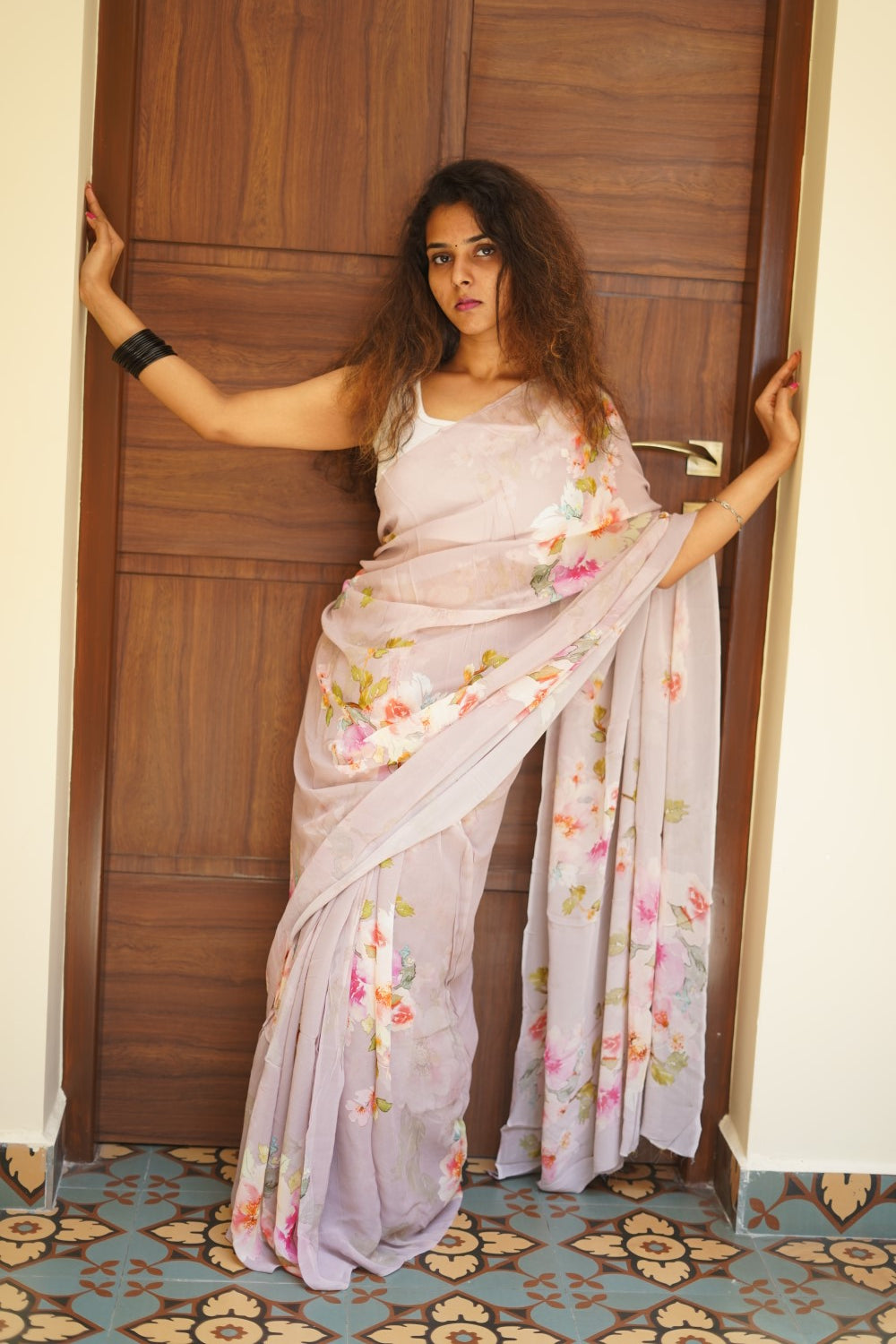 Fancy georgette saree PC14201
