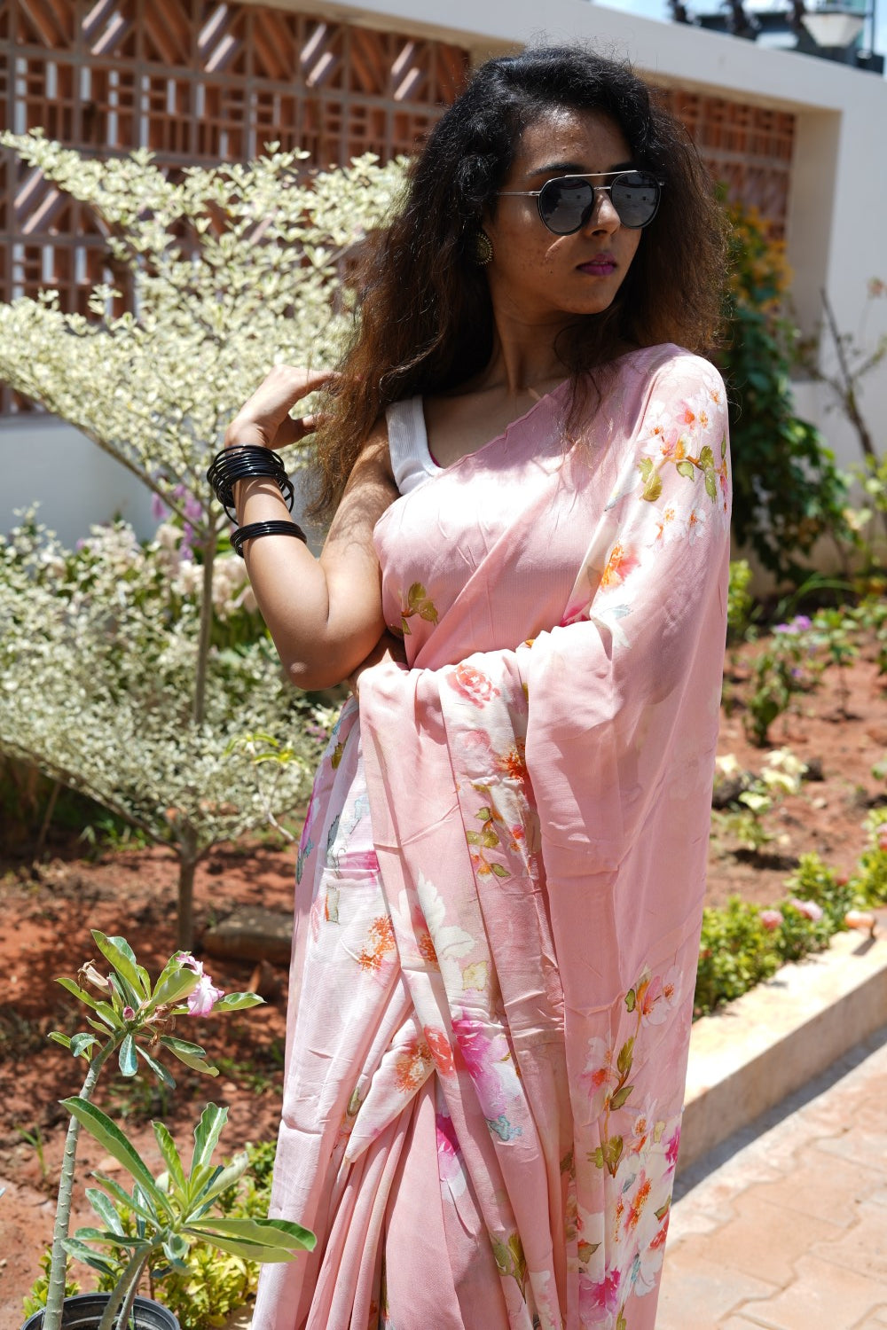 Fancy georgette saree PC14198