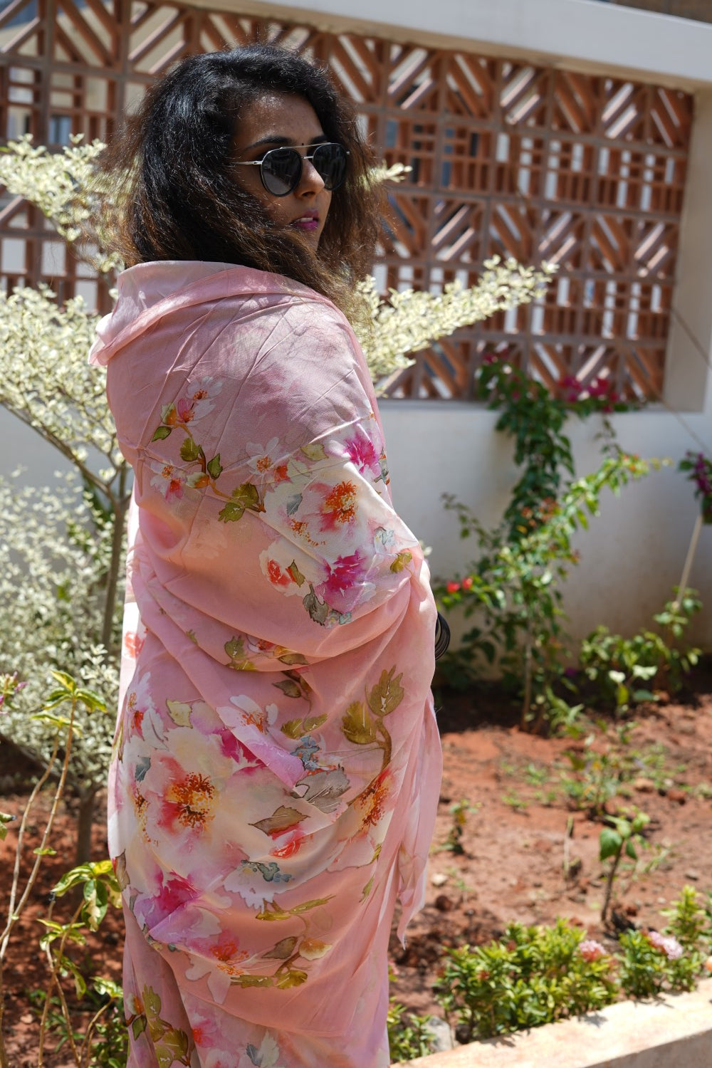 Fancy georgette saree PC14198